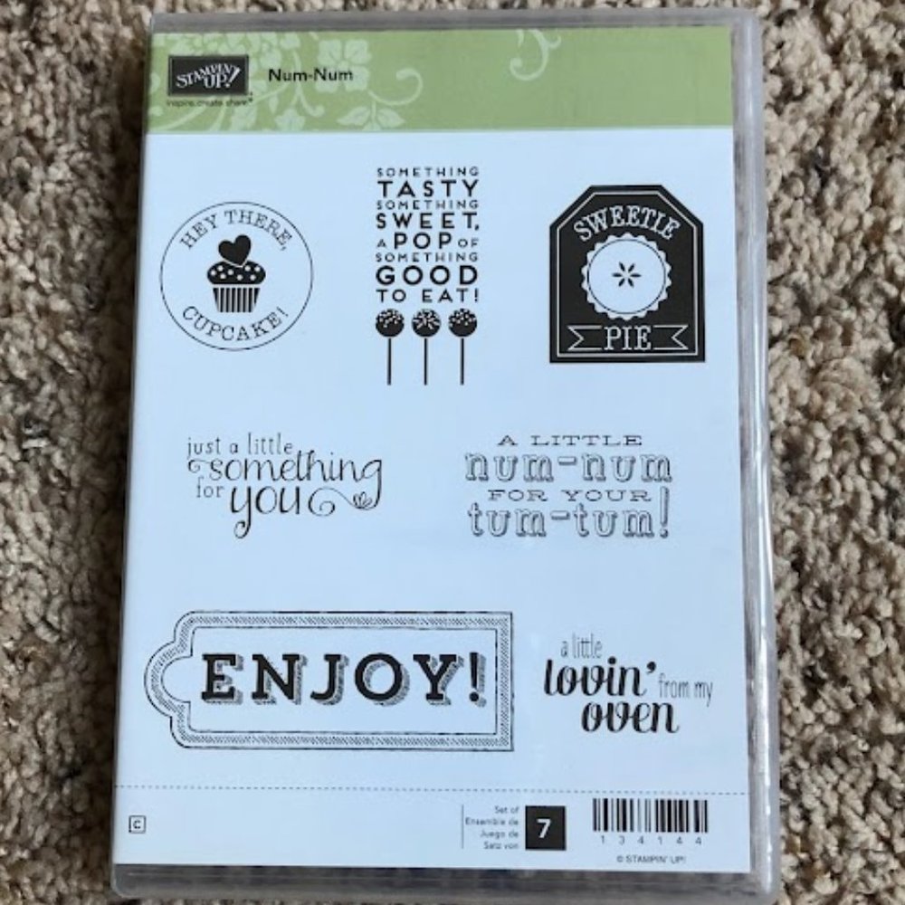 Stampin Up Num-Num Stamp Set